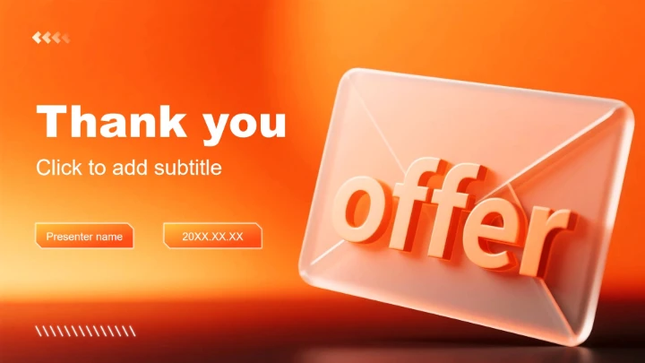 橙黄色商务风大学生就业发展报告PPT主题模板