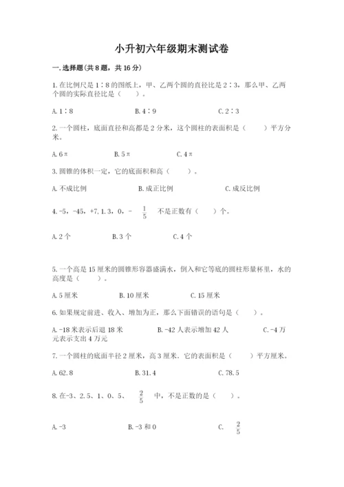 小升初六年级期末测试卷（综合题）.docx