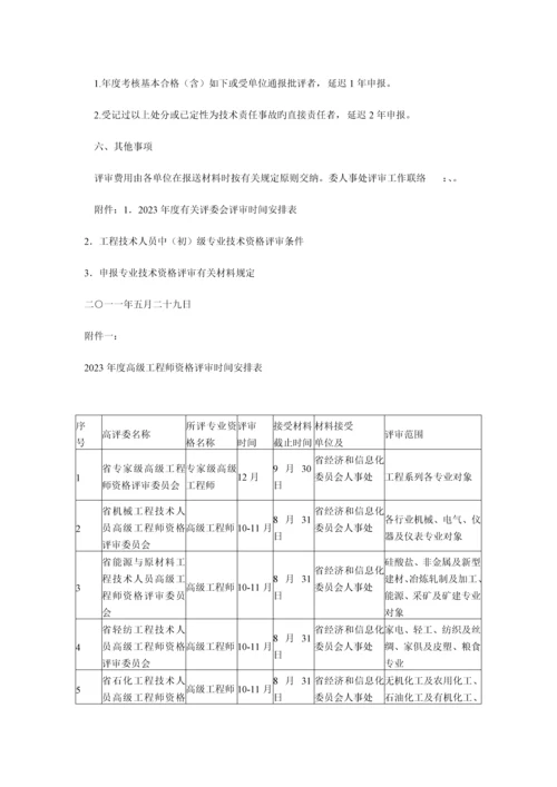 浙江省高级工程师资格评审要求.docx