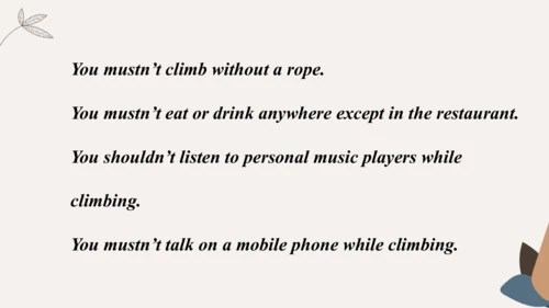 Module4 Rules and suggestion Unit 3 Language in us