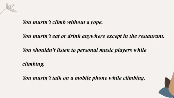 Module4 Rules and suggestion Unit 3 Language in us