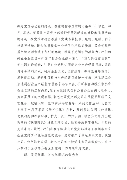 提高非公企业党建交流.docx