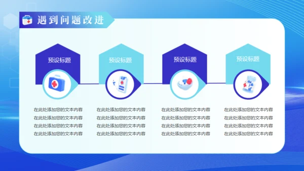 智慧医疗服务健康报告通用PPT模板