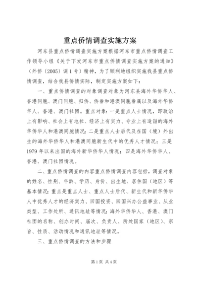 重点侨情调查实施方案 (6).docx