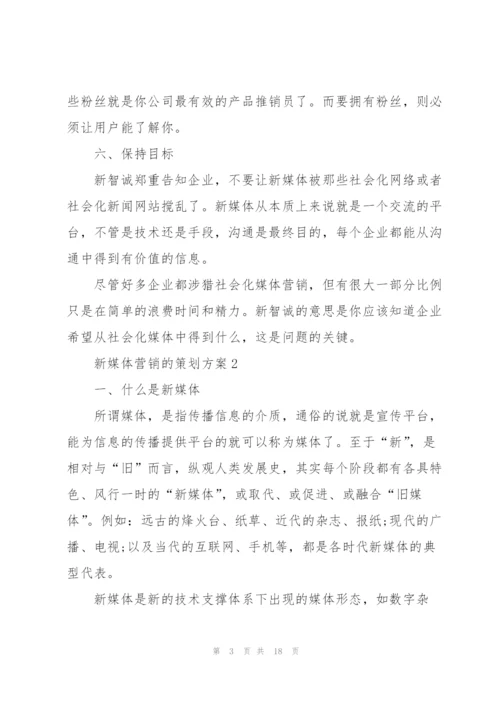 新媒体营销的策划方案.docx