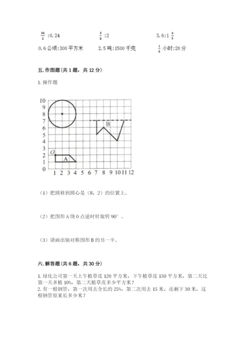 小学数学六年级上册期末卷及1套完整答案.docx