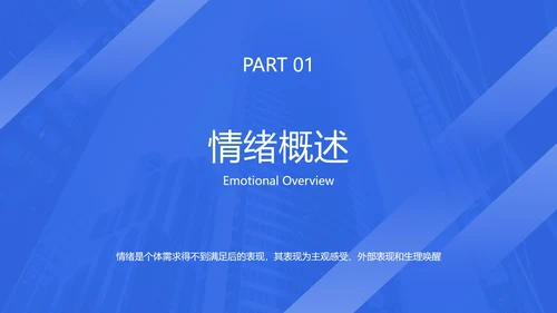 大字简约企业心态培训ppt模板