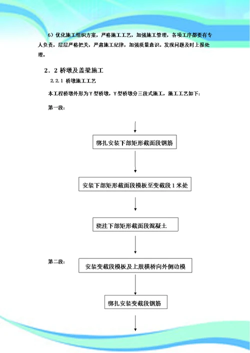 成都理工大学广播影视学院跨线桥工程施工总结