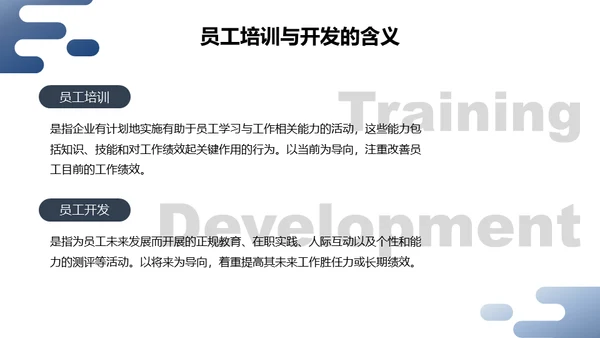 人力资源管理员工培训与开发通用PPT