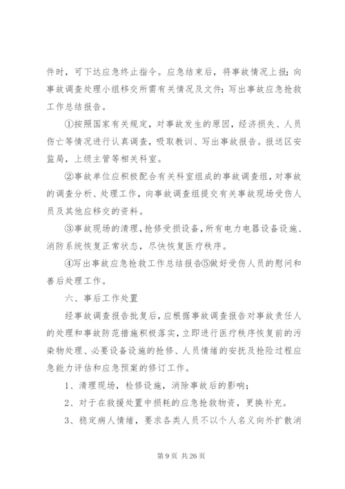 20XX年县人民医院安全生产事故应急处置预案.docx