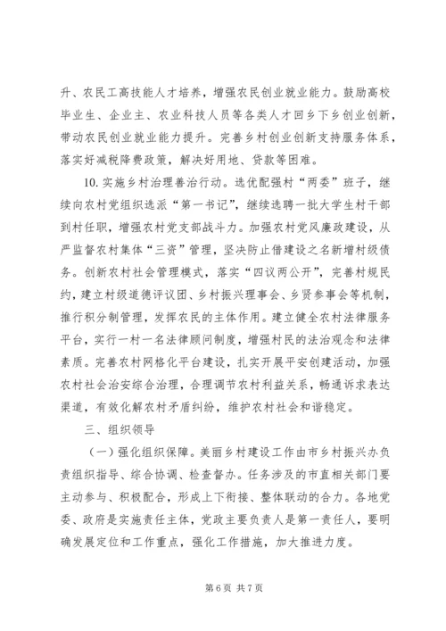 美丽乡村建设实施方案 (4).docx