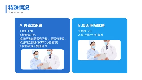 商务简约风医疗基础操作培训