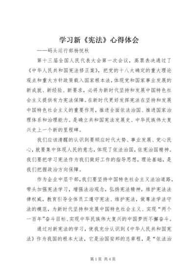 学习新《宪法》心得体会 (2).docx