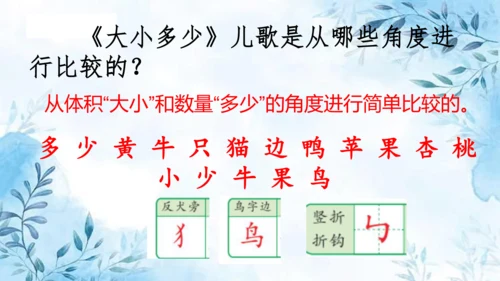 部编版一年级上册第五单元复习课件