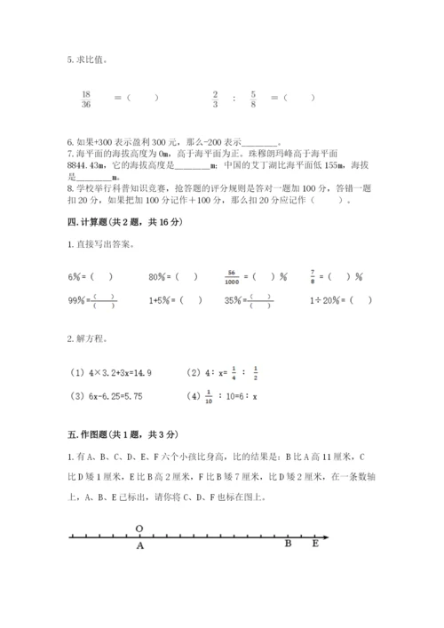 六年级下册数学期末测试卷及答案【易错题】.docx