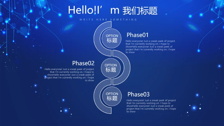 蓝色科技感新起航筑梦未来年终工作总结汇报PPT动态模板
