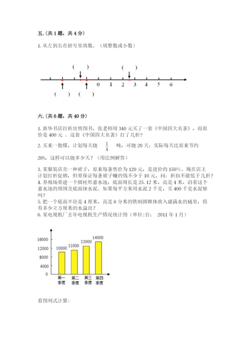 北师大版六年级数学下学期期末测试题（历年真题）.docx