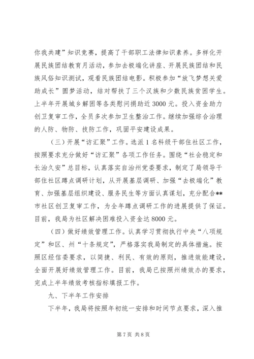 无线电管理局上半年工作总结以及下半年工作计划_1.docx