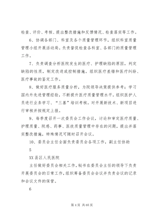 医院质量管理组织.docx