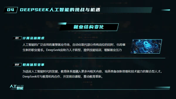 AI科技之眼DEEPSEEK人工智能通用PPT模板