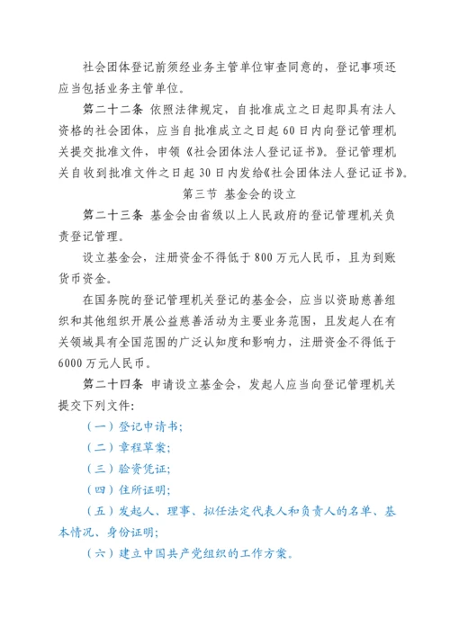 社会组织登记管理条例.docx