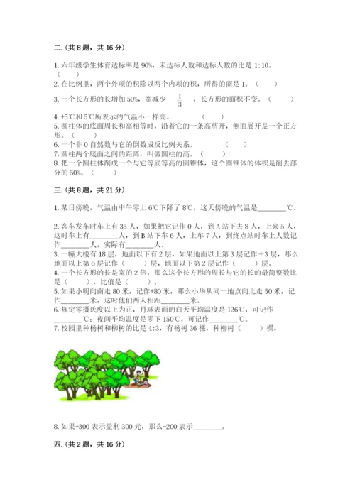 苏教版数学小升初模拟试卷含答案（培优b卷）.docx