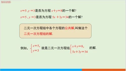 8.1 二元一次方程组 教学课件--人教版初中数学七年级下