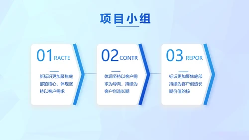 晶格蓝色年度工作计划商务动态PPT