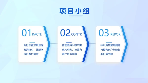 晶格蓝色年度工作计划商务动态PPT