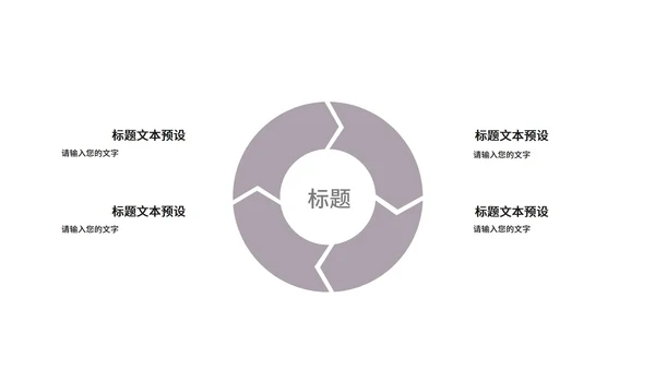 浅紫色简约风职业规划PPT模板