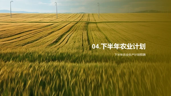 农业生产全年盘点
