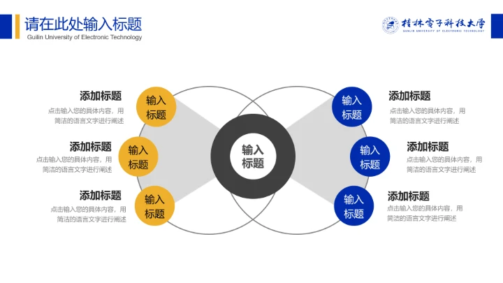 桂电电子科技大学专属学术汇报毕业答辩教学课件通用PPT模板