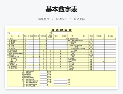 基本数字表