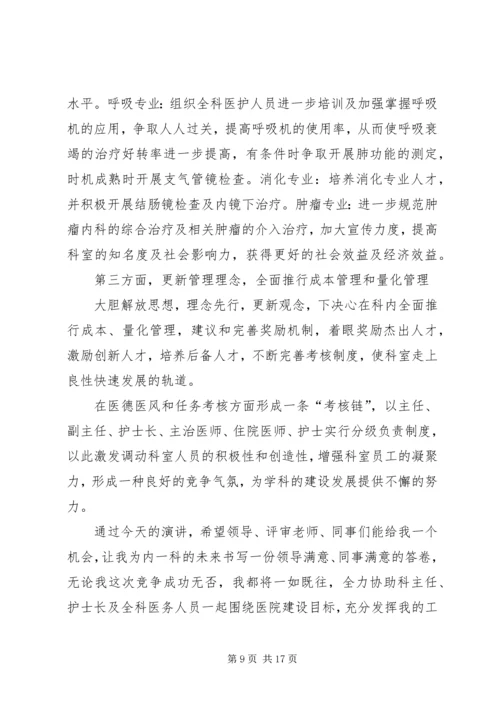 医院主任竞聘演讲稿.docx