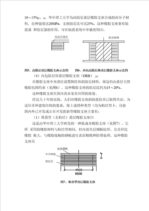 建筑隔震橡胶支座介绍