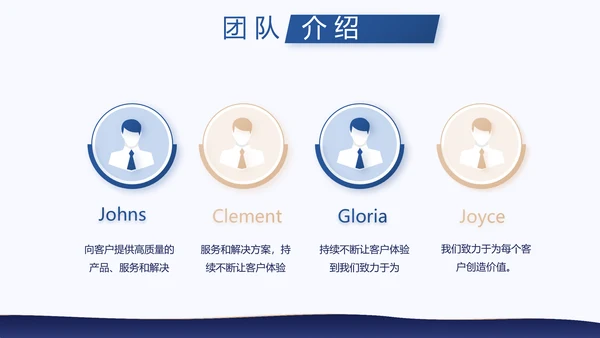蓝色大气商业计划书PPT动态模板