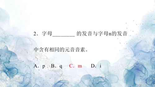 2024新人教版七年级英语上册Starter Unit 3精选练习题课件