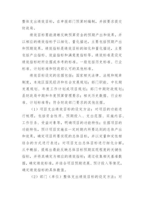 预算绩效管理实施方案.docx