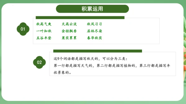 统编版2024三年级语文上册第二单元复习   课件
