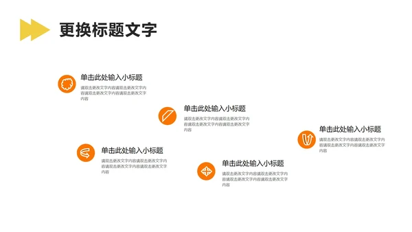 黄色简约风毕业论文答辩PPT模板