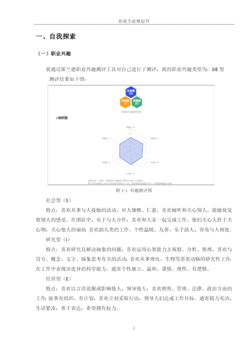 13页5100字软件工程专业职业生涯规划.docx