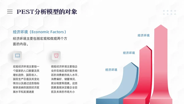 彩色简约PEST分析PPT模板宣传PPT动态PPT