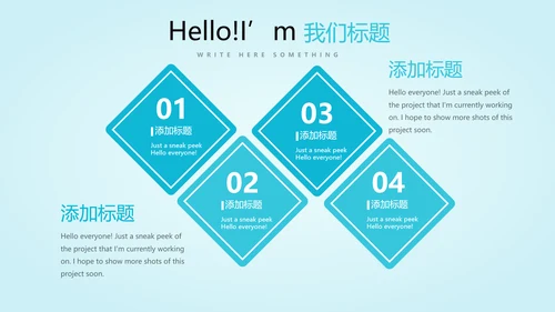 蓝色简约医药医疗报告通用动态PPT