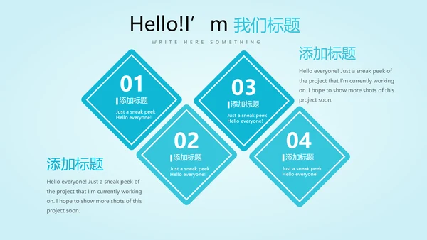 蓝色简约医药医疗报告通用动态PPT