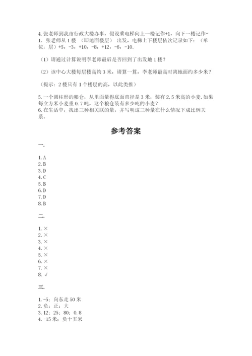 北师大版小升初数学模拟试卷【真题汇编】.docx