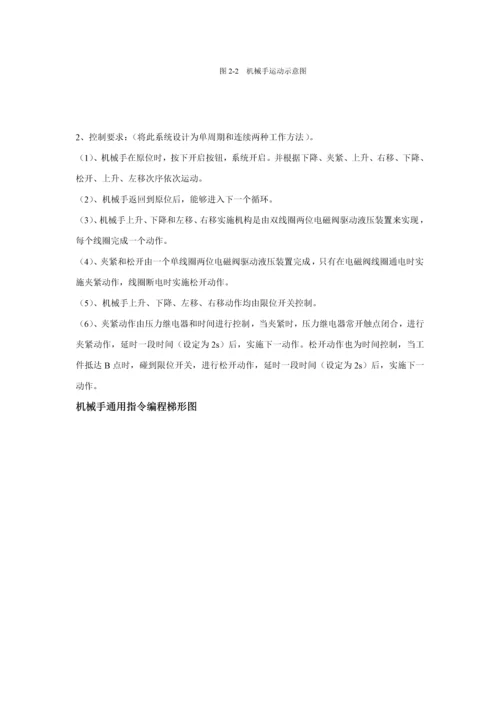 可编程序控制器应用核心技术实训综合报告.docx