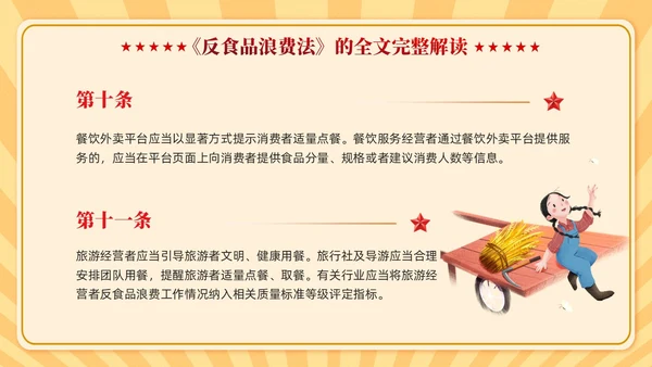 中华人民共和国反食品浪费法学习课件PPT党建