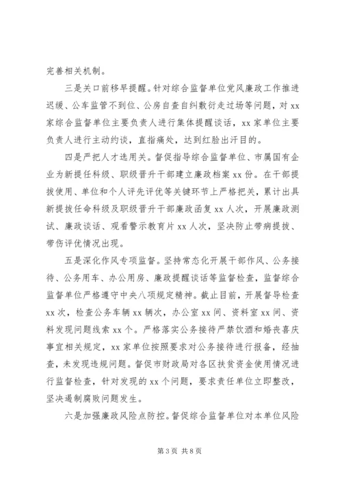 派驻XX局纪检监察组XX年工作总结及XX年工作计划.docx