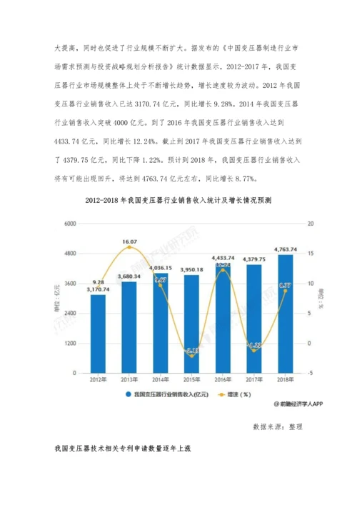 中国变压器行业发展现状与趋势分析-迎来发展黄金期-总体呈现两大发展趋势.docx