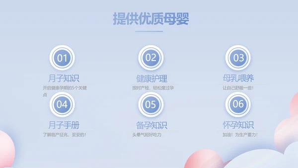 蓝色创意科学家庭育儿母婴动态PPT